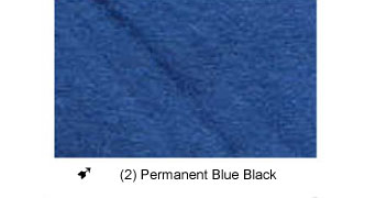 (2) Permanent Blue Black