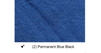 (2) Permanent Blue Black