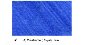 (4) Washable (Royal) Blue