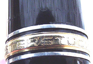 Cap band imprint