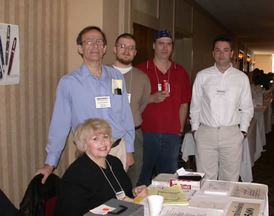 Terry and Sonya Mawhorter with the crew