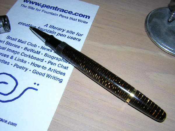 Vacumatic rollerball frankenpen