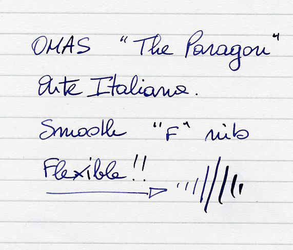 OMAS nib trace